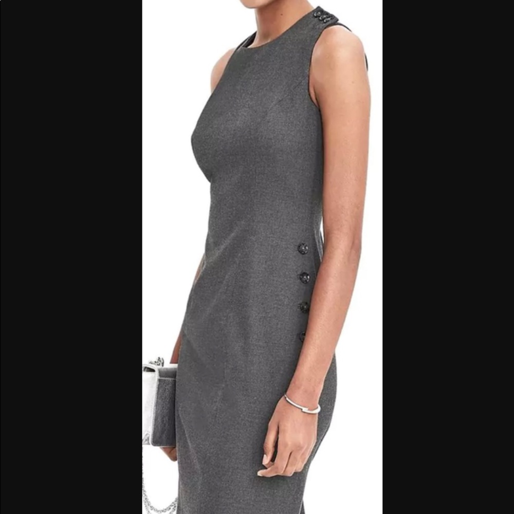 Banana Republic Wool Dress with Buttons Size 0P